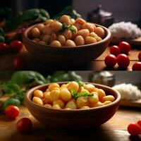 product shots of gnocchi high quality 4k ultra h photo