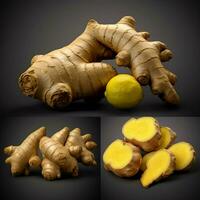 product shots of ginger high quality 4k ultra hd photo