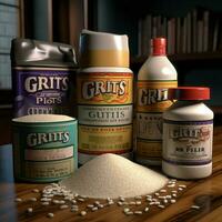 product shots of grits high quality 4k ultra hd photo