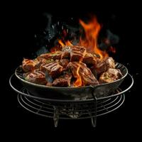 product shots of photo of BBQ with no background