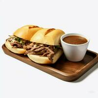 product shots of photo of French dip with no back