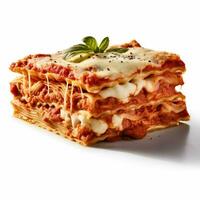 product shots of photo of Lasagna with no backgro