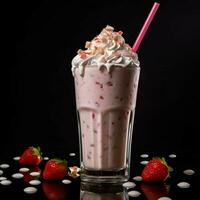 product shots of photo of Milkshake with no backg