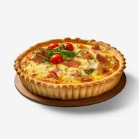 producto disparos de foto de Quiche con No backgrou