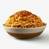 product shots of photo of Spaghetti with no backg