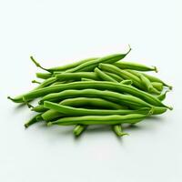 product shots of photo of green beans with no bac