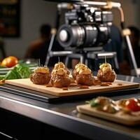 product shots of photorealistic professional food photo