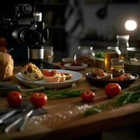 product shots of photorealistic professional food photo