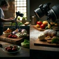 product shots of photorealistic professional food photo