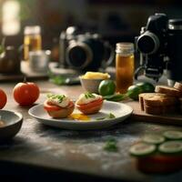 product shots of photorealistic professional food photo