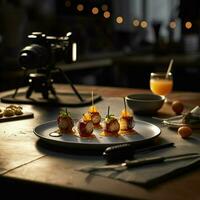 product shots of photorealistic professional food photo