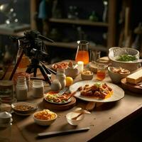 product shots of photorealistic professional food photo