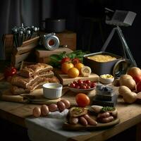 product shots of photorealistic professional food photo