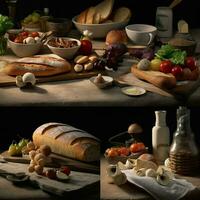 product shots of photorealistic professional food photo