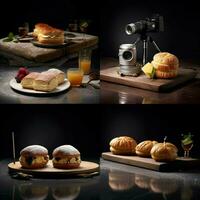 product shots of photorealistic professional food photo