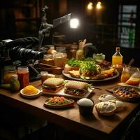 product shots of photorealistic professional food photo