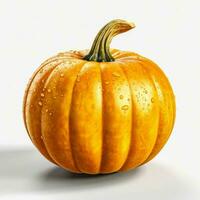 pumpking with white background high quality ultra photo