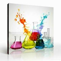 science with white background high quality ultra hd photo