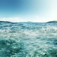 sea with white background high quality ultra hd photo