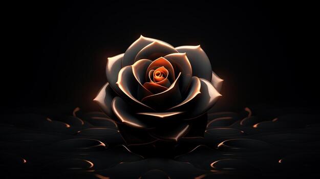 sencillo vectorial Rosa fondo de pantalla negro antecedentes foto