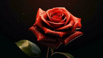 simple vectorial rose wallpaper black background photo