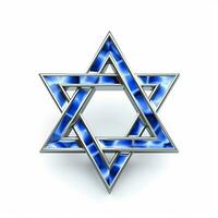 star of david with white background high quality photo
