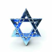 star of david with white background high quality photo