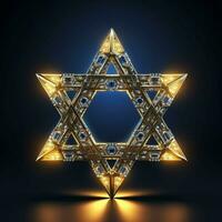 star of david high quality 4k ultra hd hdr photo