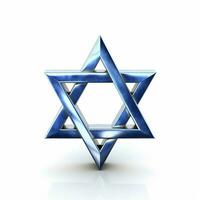 star of david with white background high quality photo