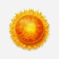 sun with white background high quality ultra hd photo