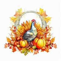 thanksgiving posters with white background high photo