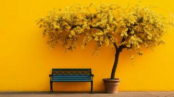 yellow background high quality photo