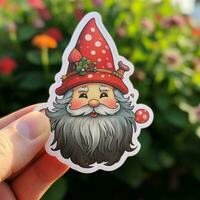 A sticker displaying a cute and whimsical illustration of photo