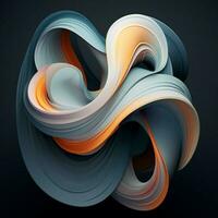 Abstract shapes morphing and pulsating to an unseen rhythm photo