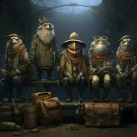 Adaptable beings ready for any adventure or challenge photo
