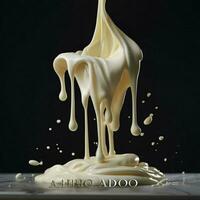 Alfredo sauce high quality 4k hdr photo