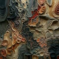 An ever-shifting tapestry of textures and forms constantly photo