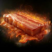 Bacon high quality 4k hdr photo