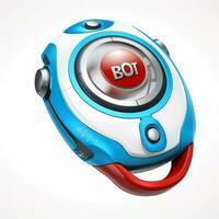 Bop It 2d cartoon illustraton on white background high qua photo