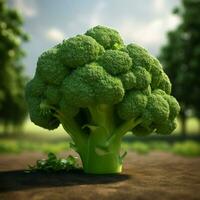 Broccoli high quality 4k hdr photo