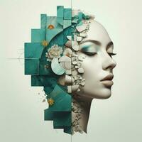 Broken symmetries forming visually captivating composition photo