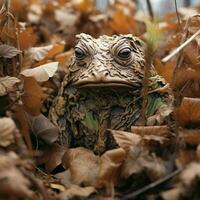 camuflado criaturas mezcla dentro su alrededores foto