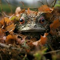 camuflado criaturas mezcla dentro su alrededores foto