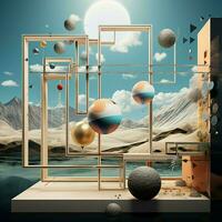 Deconstructed visuals that challenge the perception of rea photo