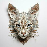 Delicate pets with intricate markings photo