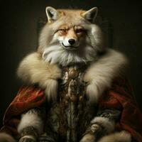 Elegant creature with a royal coat of fur photo