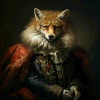 Elegant creature with a royal coat of fur photo