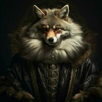 Elegant creature with a royal coat of fur photo