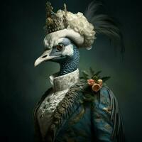 Elegant creatures with regal postures photo