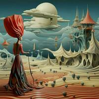 Exploring the boundaries between reality and imagination photo
